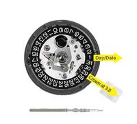 PSDFJAD ZHGUIMING NH35A Premium Mechanical Movement NH35 White Date Wheel 24 Jewels Automatic Self-Winding Accuracy Movt Replace(Black at 3.8)