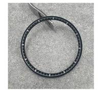 PSDFJAD ZHGUIMING Plastic/Steel Watch Chapter Ring Inner Shadow Ring 31.3mm-27.5mm for NH35/NH36/4R/6R/Seiko SKX007/SKX009 Watch Accessories(Black B)