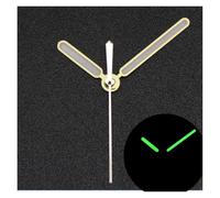 PSDFJAD ZHGUIMING Polished Silver Colored Hands 12 * 12 * 8mm with BGW9 C3 Green Bright Luminescence for Nh35 Nh36 Caliber Watches Mods(3)