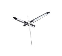 PSDFJAD ZHGUIMING Polished Silver Orange Watch Hands 12 * 12 * 8 with C3 Green Yellow Bright Luminous for Nh35 Nh36 Movement MODS(3)