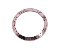 PSDFJAD ZHGUIMING Polychrome Sloped Ceramic Bezel Insert 38.5 * 30.5mm 39.3 * 31.45mm for Watch Parts (No Luminous)(T7 Alloy)