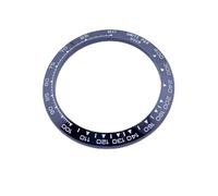 PSDFJAD ZHGUIMING Polychrome Sloped Ceramic Bezel Insert 38.5 * 30.5mm 39.3 * 31.45mm for Watch Parts (No Luminous)(B1 Ceramic)