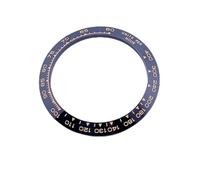 PSDFJAD ZHGUIMING Polychrome Sloped Ceramic Bezel Insert 38.5 * 30.5mm 39.3 * 31.45mm for Watch Parts (No Luminous)(T2 Ceramic)