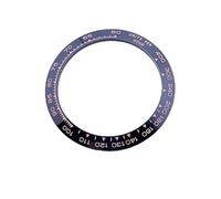 PSDFJAD ZHGUIMING Polychrome Sloped Ceramic Bezel Insert 38.5 * 30.5mm 39.3 * 31.45mm for Watch Parts (No Luminous)(T3 Ceramic)