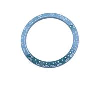 PSDFJAD ZHGUIMING Polychrome Sloped Ceramic Bezel Insert 38.5 * 30.5mm 39.3 * 31.45mm for Watch Parts (No Luminous)(T8 Ceramic)