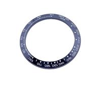 PSDFJAD ZHGUIMING Polychrome Sloped Ceramic Bezel Insert 38.5 * 30.5mm 39.3 * 31.45mm for Watch Parts (No Luminous)(T1 Ceramic)