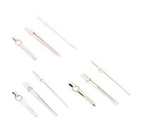 PSDFJAD ZHGUIMING Silver Needles NH35 NH36 Watch Hands C3 Super Lume Pointer Baton Style Datejust Hands Polished for Automatic Movement(NH-DJ-1 Silver)