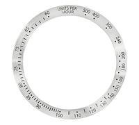 PSDFJAD ZHGUIMING Slanted Aluminium Material Multicolor Bezel Insert 38 * 30.5mm for Men Watch Case Replacement Parts Watch Bezel Accessories(Al-015)