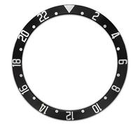 PSDFJAD ZHGUIMING Slanted Aluminium Material Multicolor Bezel Insert 38 * 30.5mm for Men Watch Case Replacement Parts Watch Bezel Accessories(Al-012)