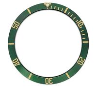 PSDFJAD ZHGUIMING Slanted Aluminium Material Multicolor Bezel Insert 38 * 30.5mm for Men Watch Case Replacement Parts Watch Bezel Accessories(Al-04)