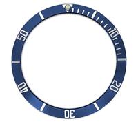 PSDFJAD ZHGUIMING Slanted Aluminium Material Multicolor Bezel Insert 38 * 30.5mm for Men Watch Case Replacement Parts Watch Bezel Accessories(Al-06)