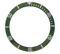 PSDFJAD ZHGUIMING Slanted Aluminium Material Multicolor Bezel Insert 38 * 30.5mm for Men Watch Case Replacement Parts Watch Bezel Accessories(Al-05)