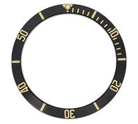 PSDFJAD ZHGUIMING Slanted Aluminium Material Multicolor Bezel Insert 38 * 30.5mm for Men Watch Case Replacement Parts Watch Bezel Accessories(Al-03)