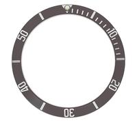 PSDFJAD ZHGUIMING Slanted Aluminium Material Multicolor Bezel Insert 38 * 30.5mm for Men Watch Case Replacement Parts Watch Bezel Accessories(Al-010)