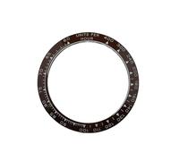 PSDFJAD ZHGUIMING Sloped Ceramic Bezel Insert 38.5 * 30.5mm for Watch Parts (No Luminous(35 EU)