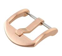 PSDFJAD ZHGUIMING Stainless Steel Watch Buckle 16mm 18mm 20mm 22mm 24mm 26mm Black Silver Rose Gold Leather Watch Band Buckle(Rose Gold,16mm)