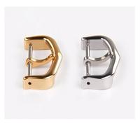 PSDFJAD ZHGUIMING Stainless Steel Watch Buckle for Watch Replacement Clasp Gold Silver Rose 12mm 14mm 16mm 18mm(Silver,12mm)