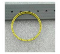 PSDFJAD ZHGUIMING Suitable for The Watch Case SKX007/62MAS/Titanium General/Tuna Can Inner Shadow Ring Modification(Yellow)