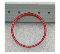 PSDFJAD ZHGUIMING Suitable for The Watch Case SKX007/62MAS/Titanium General/Tuna Can Inner Shadow Ring Modification(Red)