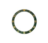 PSDFJAD ZHGUIMING Tilt 38mm * 30.8mm Ceramic Bezel GMT and Diving Watch Inserts Suitable for 40mm Men's Watch Replacement Watch(BTC38-162)