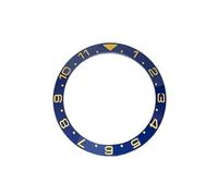 PSDFJAD ZHGUIMING Tilt 38mm * 30.8mm Ceramic Bezel GMT and Diving Watch Inserts Suitable for 40mm Men's Watch Replacement Watch(BTC38-164)