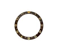 PSDFJAD ZHGUIMING Tilt 38mm * 30.8mm Ceramic Bezel GMT and Diving Watch Inserts Suitable for 40mm Men's Watch Replacement Watch(BTC38-167)
