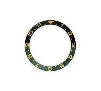 PSDFJAD ZHGUIMING Tilt 38mm * 30.8mm Ceramic Bezel GMT and Diving Watch Inserts Suitable for 40mm Men's Watch Replacement Watch(BTC38-170)