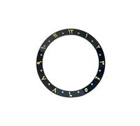 PSDFJAD ZHGUIMING Tilt 38mm * 30.8mm Ceramic Bezel GMT and Diving Watch Inserts Suitable for 40mm Men's Watch Replacement Watch(BTC38-182)