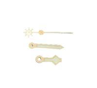 PSDFJAD ZHGUIMING Watch Hands Green Super Luminous Hands fit NH35 NH36 Movement Watch Movement Super Green Light Pointer(309N)