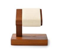 PSDFJAD ZHGUIMING Wooden Watch Holder Tshaped Jewelry Stand Display Black Solidwood Bracelet Ring Earring Organizer Wooden T-Bar Watch Stand(SM21401)