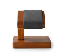 PSDFJAD ZHGUIMING Wooden Watch Holder Tshaped Jewelry Stand Display Black Solidwood Bracelet Ring Earring Organizer Wooden T-Bar Watch Stand(SM21402)