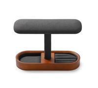 PSDFJAD ZHGUIMING Wooden Watch Holder Tshaped Jewelry Stand Display Black Solidwood Bracelet Ring Earring Organizer Wooden T-Bar Watch Stand(SM21202)