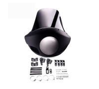 PSDKTMC Motorcycle Headlight Protector Windshield 5.75'' Motorcycle Head Lamp Fairing Headlight Cap For Dyna For Sportster Street Glide Fat Bob Low Rider FXD