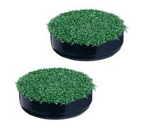 Psdndeww 1/2pcs Simulated Lawns Golfs Green Hole Cup Covers Golfs Practice Training Green Hole Cup Covers Golfs Accessories