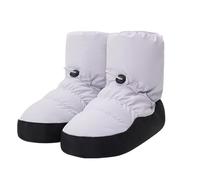 Psdndeww 1 Pair Warm Dance Shoes with Breathable Polyester Lining Nonslip Leather PVC Outsole Multiple Scene Application Flexible Dance Rehearsals Boot