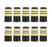 Psdndeww 10 Pcs Striped Golf Iron Ferrules Golf Meat Ferrules Multirings Golf Club Sleeves