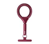 Psdndeww 10Cm Phone Finger Strap with Not Slip Metal Adjuster & 360 Degree Rotating Suitable for Secure Hand Use Short Phone Lanyard