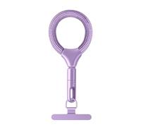 Psdndeww 10Cm Phone Finger Strap with Not Slip Metal Adjuster & 360 Degree Rotating Suitable for Secure Hand Use Short Phone Lanyard