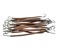 Psdndeww 10pcs Hair Styling Hooks Double Hook Hair Scrunchies Tie Elastics Hairs Bands Rubber Hairband Convenient Headwear, Rubber, as described