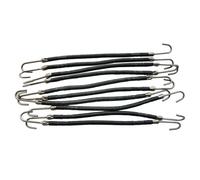 Psdndeww 10pcs Hair Styling Hooks Double Hook Hair Scrunchies Tie Elastics Hairs Bands Rubber Hairband Convenient Headwear, Rubber, as described