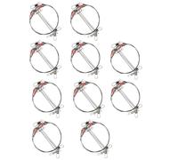 Psdndeww 10pcs Sea Fishing Line Rigs Bottom Tackle Rigs Fishing Wire Guide Rigs Stainless Steel Fishing Tackle Tackle Tool