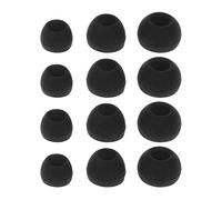 Psdndeww 12Pcs Silicone Replacement Earbud Ear Buds Tip For 4.5mm Nozzle Earbud Earphones Small Large Small/M/L