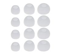 Psdndeww 12Pcs Silicone Replacement Earbud Ear Buds Tip For 4.5mm Nozzle Earbud Earphones Small Large Small/M/L