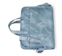 Psdndeww 14inch Computer Bag Waterproof Materials Multiple Compartments Adjustable Shoulder Straps Travel Friendly Luggage Straps Detachable Laptop Shoulder Bag