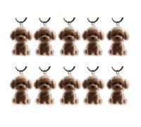 Psdndeww 2/3/4/5/10pcs Pet Storage Keychain with Hair Collector Compartment Pet Fur Pendant for Dog Cats Lovers Cute Dog Hair Keepsake Box