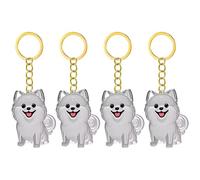 Psdndeww 2/3/4/5/10pcs Pet Storage Keychain with Hair Collector Compartment Pet Fur Pendant for Dog Cats Lovers Cute Dog Hair Keepsake Box