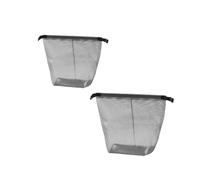 [Psdndeww] 2 PCS Makeup Bag Travel Cosmetic Bag Wash Bag Water Resistant Toiletry Bag Travel Bag Portable Storage Bag, Black