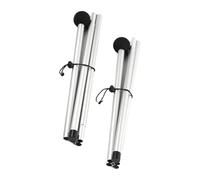 Psdndeww 2Pcs Adjustable Length Outdoor Awning Poles Folding Beach Tent Poles Shelter Canopy Rod For Camping Hiking Light Weight Canopy