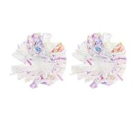Psdndeww 2Pcs Crinkle For 2 Inches Colorful Stress Toy Lightweight Shining Dye For Cats For Play