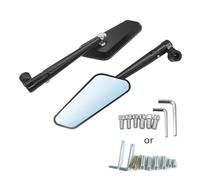 Psdndeww 2pcs/lot Motorcycle Rearview Handle Black Side